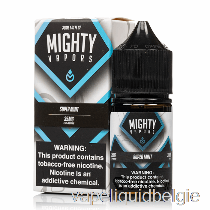 Vape Vloeistof Super Mint - Machtige Dampzouten - 30ml 35mg